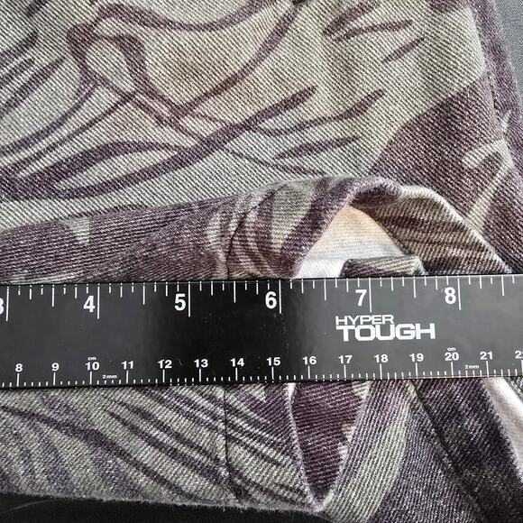 Qilo Men's WRMFZY Camo Leaf‎ Print Drawstring Waist Shorts Green Size Small - Picture 10 of 10